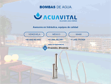 Tablet Screenshot of acuavital.com